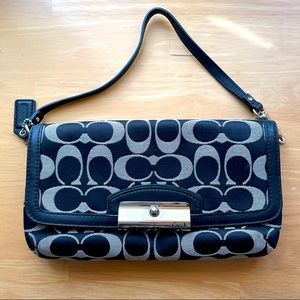 Black Signature Kristin Wristlet